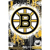 NHL Boston Bruins - Maximalist Logo 23 Wall Poster, 34L" x 22.4W", Unframed Version