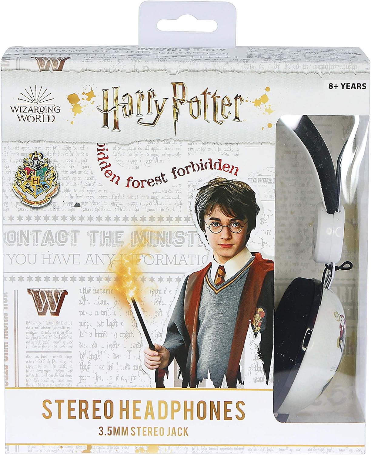 OTL Technlogies Harry Potter Hogwarts Crest TWEEN DOME Wired Kids Headphones (Officially Licensed Product) - Image 3