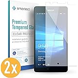 smartect Glass Screen Protector for Microsoft Lumia 950 XL [2 Pack] - 9H Tempered Glass - Ultra-Thin Design - Bubble-Free Installation - Anti-Fingerprint