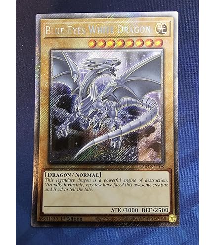 Amazon.com: Yu-Gi-Oh! - Blue-Eyes White Dragon (LC01-EN004