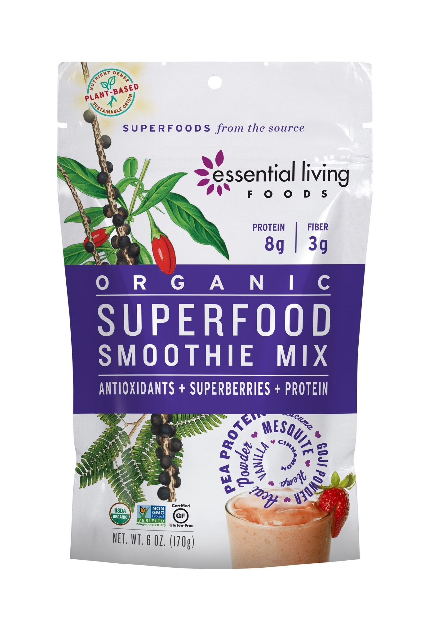 Essential Living Foods Organic Superfood Immunity Smoothie 26g