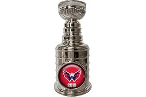 The Sports Vault NHL Washington Capitals 5062-21-2018Mini Stanley Cup Replica, Multi, One Size