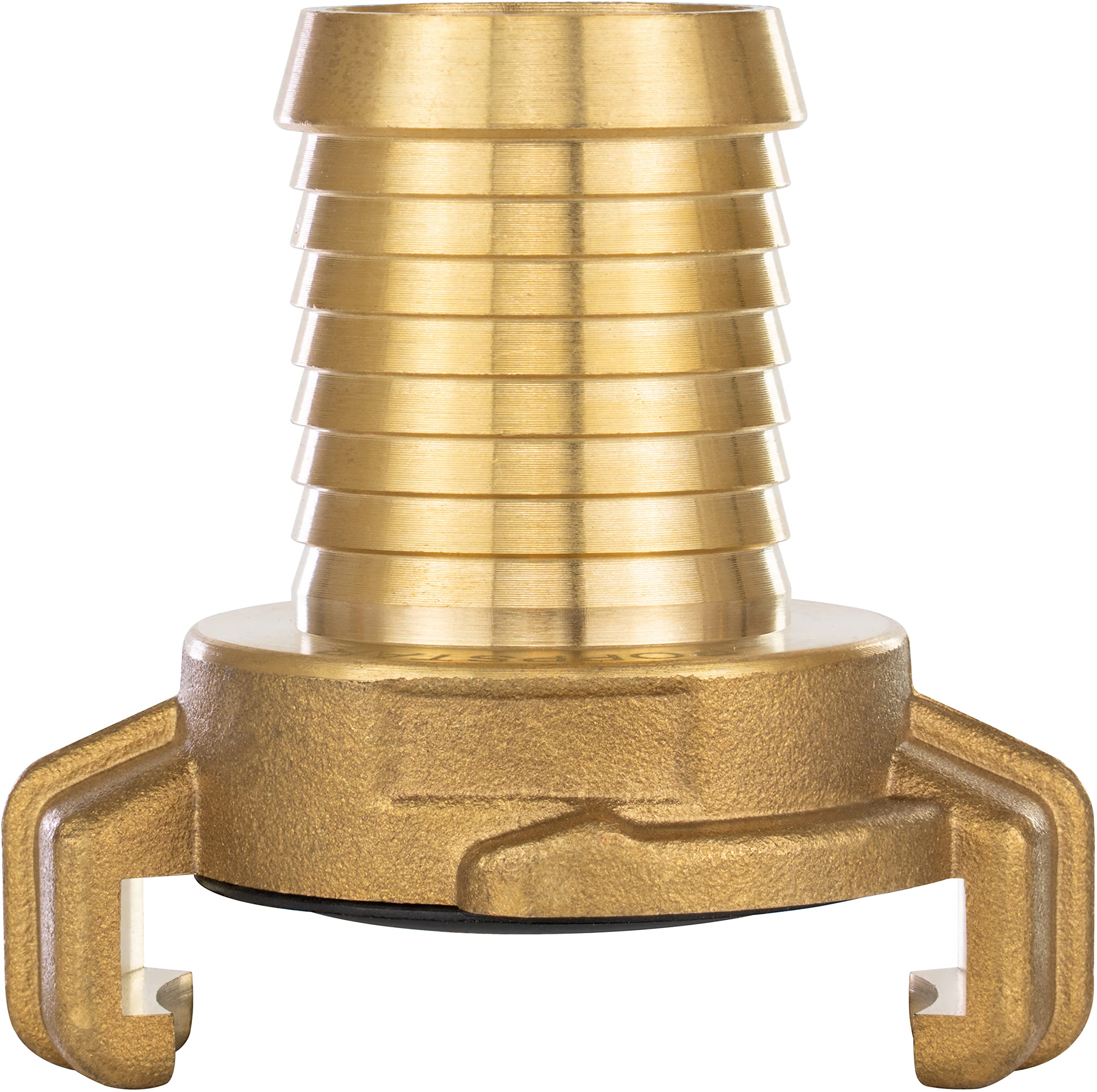 Poppstar Brass Quick Coupling 1 inch Grommet (Connector on 1 inch Hose Grommet), for 25 mm Hose Inner Diameter