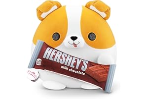 Snackles (Hersheys) Corgi Super Sized 14 inch Plush by ZURU, Ultra Soft Plush, Collectible Plush with Real Licensed Brands, Stuffed Animal