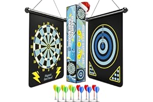 ALREMXUO Magnetic Dart Board for Kids, Teen Boys Gift Ideas for Christmas, Toys for Girls Age 6 7 8 9 10 11 12 13 14 15 16 Years, Room Decor, Birthday Cool Stocking Stuffers