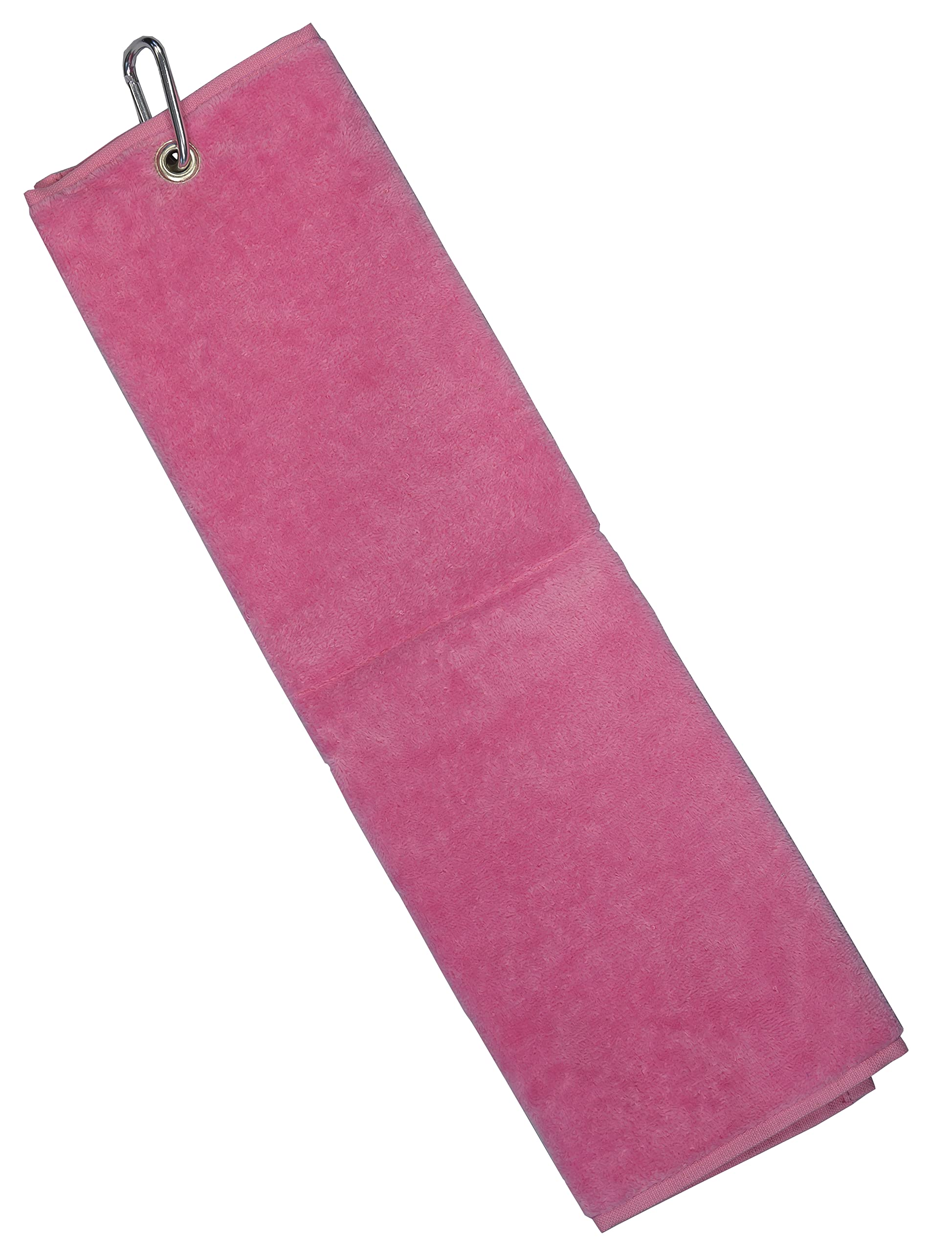 Longridge Luxury 3 Fold Golf Towel - Pink