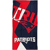 Northwest NFL New England Patriots 30 x 60 Inch Beach Towel, Puzzle Design