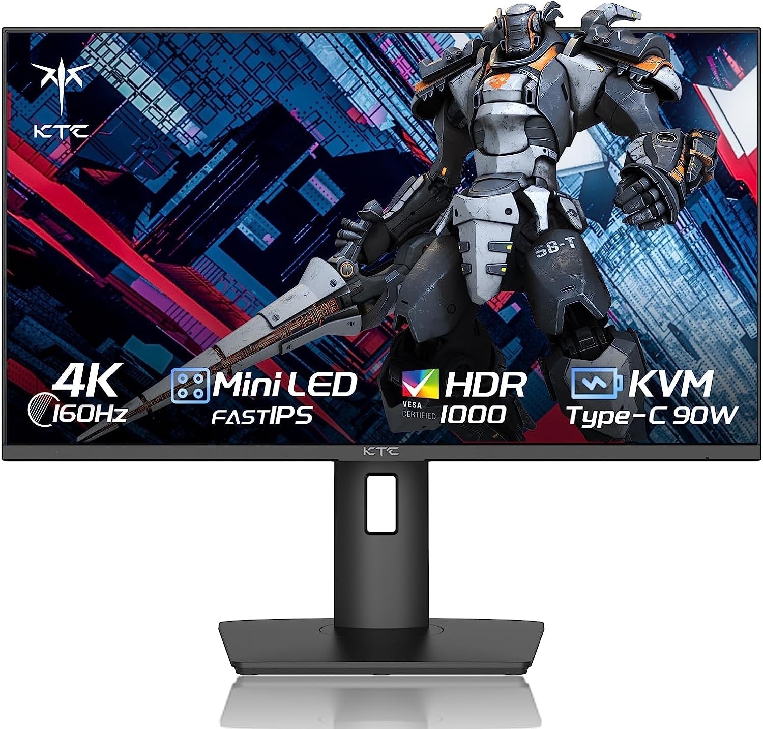 KTC 27 inch Computer Monitors (4K 165Hz MiniLED)
