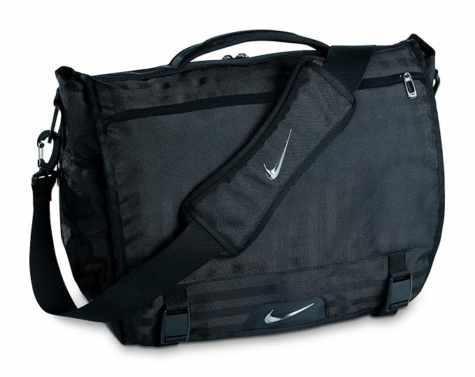 Buy Nike Departure Messenger Bag (Black/Silver) Online at Low Prices in