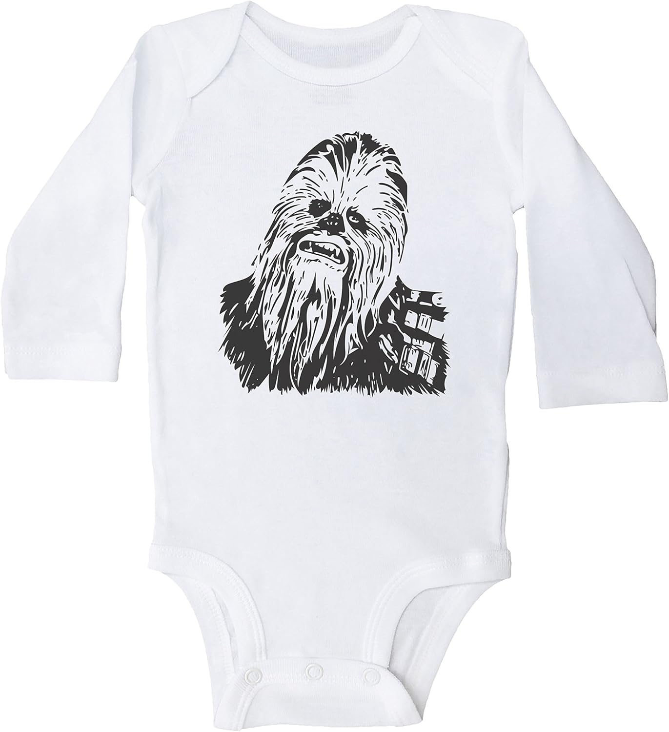 Baffle Star Wars Inspired Baby Bodysuit/Chewbacca/Unisex Baby Onesie