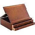 Amazon.com: U.S. Art Supply Walnut Color 2-Drawer Wooden Storage Box ...