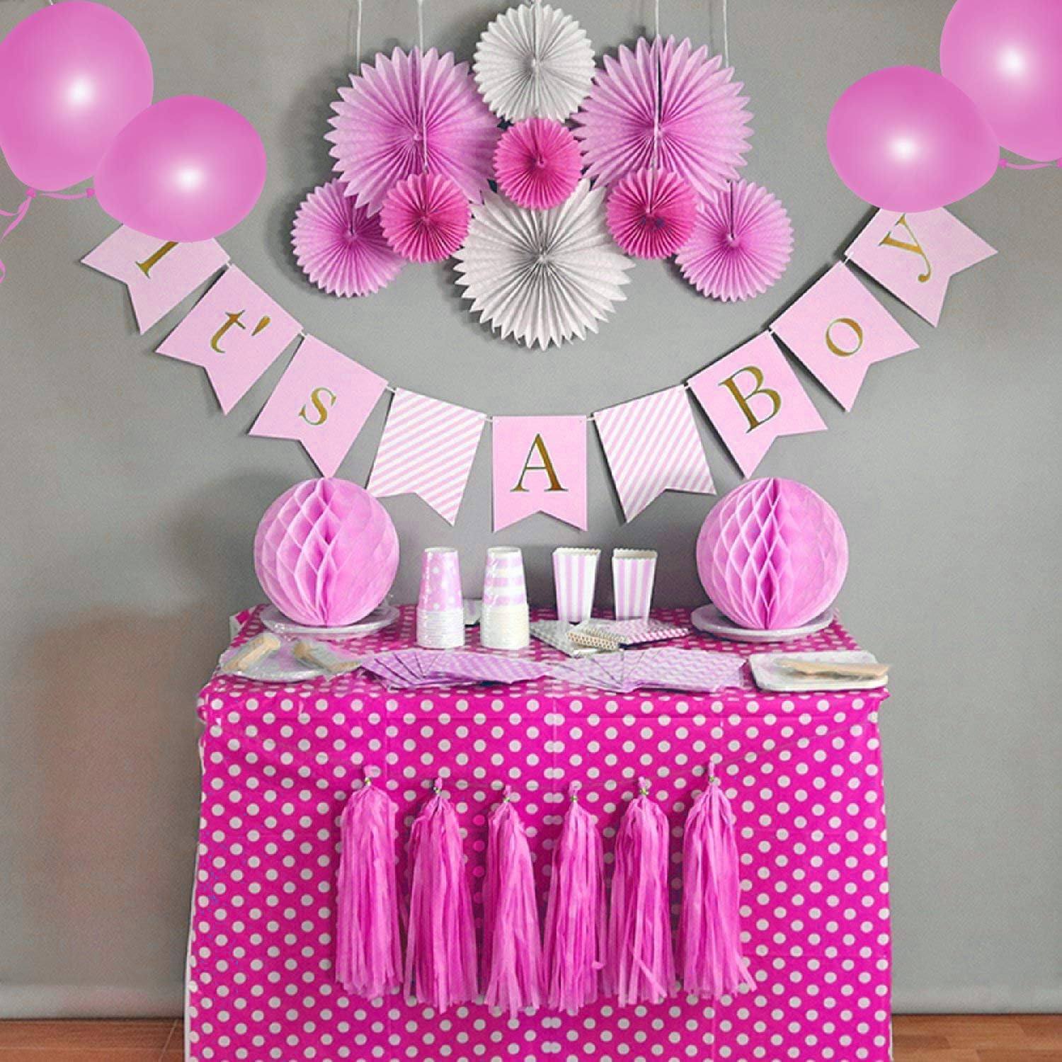 Baby Shower Decorations Complete Set Napkins + Plates BABY