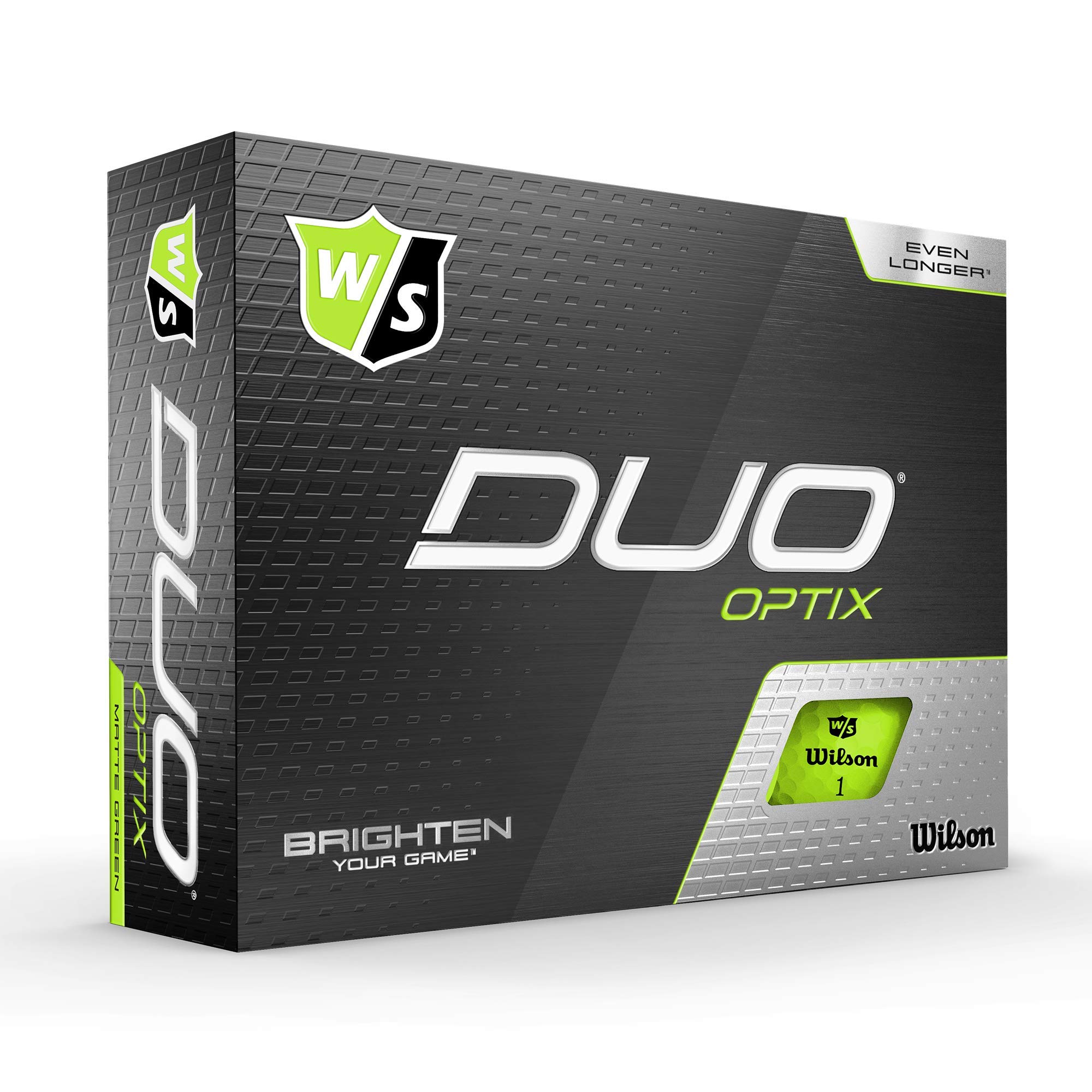 Wilson DUO OPTIX GREEN 12- GOLF BALL