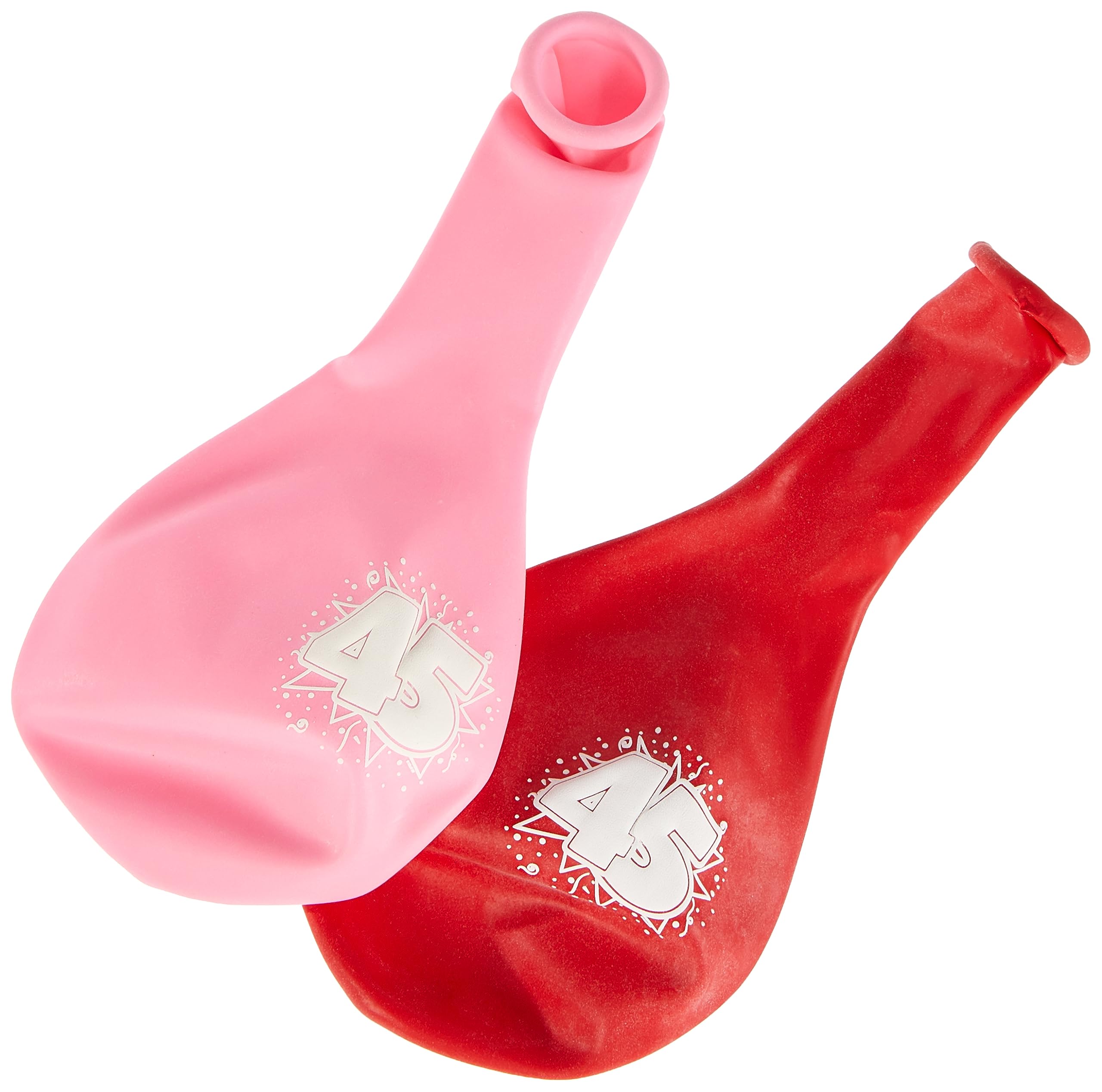Folat 08224 45th Birthday Balloons 30cm-Pack of 8, Number 45, Costumes — image 1