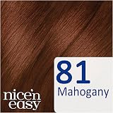Clairol Nice 'n Easy No Ammonia Hair Dye 81 Mahogany Semi-Permanent Aloe Vera view 4
