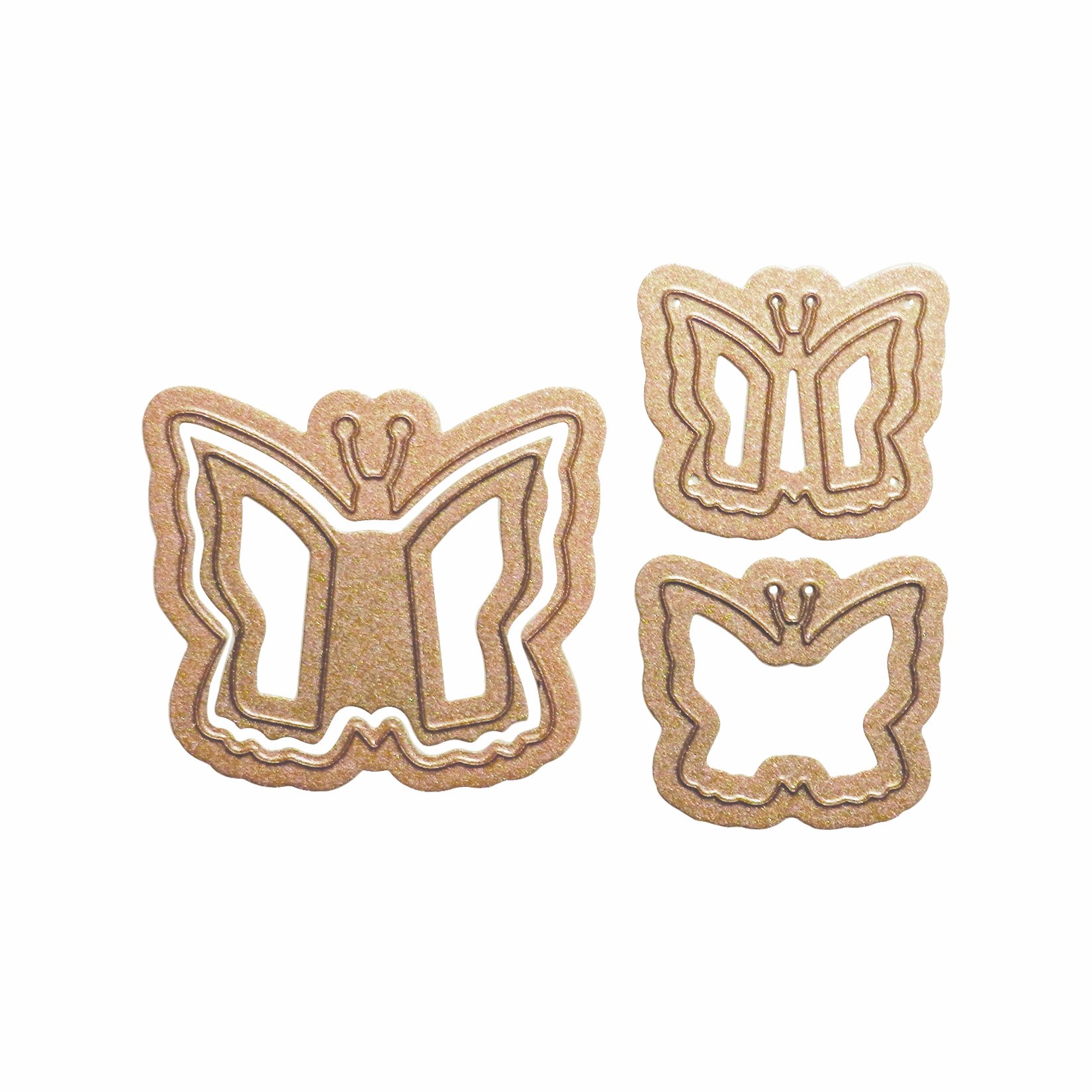 Blank Spellbinder Paper Arts Dies Butterflies One Die Template