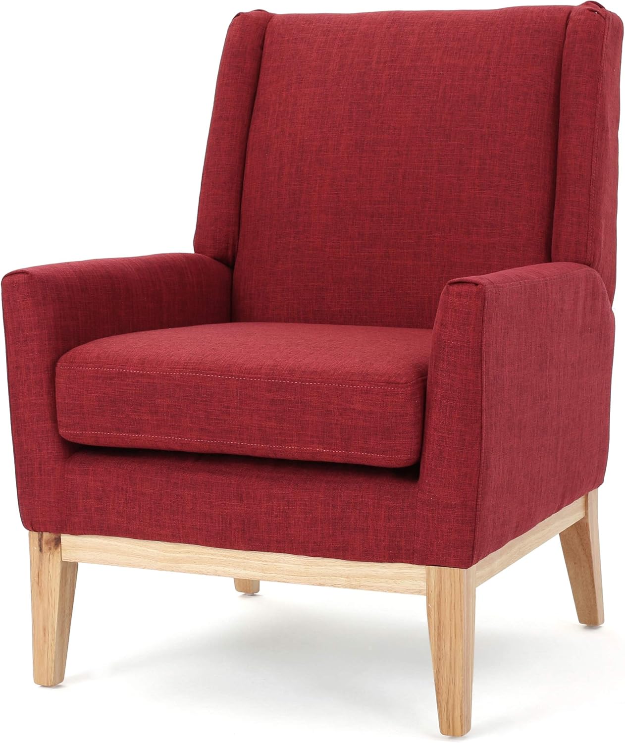 Christopher Knight Home Aurla Fabric Accent Chair, Muted Orange: Kitchen & Dining