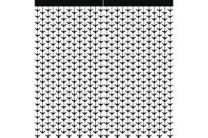 JREMREO 2 Pack 3.3ft x 6.6ft Halloween Foil Fringe Curtain, Black Bats Metallic Tinsel Curtains Streamer Large Party Photo Booth Props Backdrops for Wall Door Indoor Outdoor Decorations