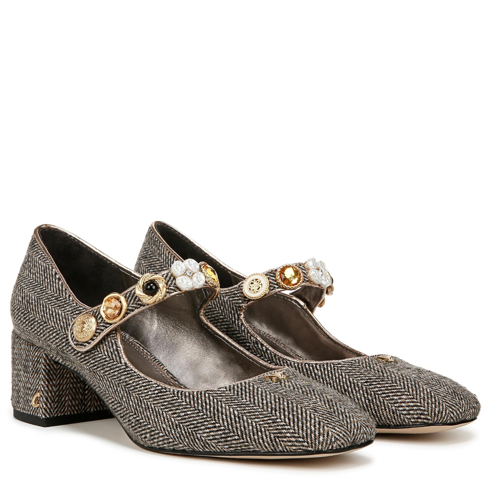 Circus NY by Sam Edelman Women’s Pump, Black Houndstooth Multi, 10