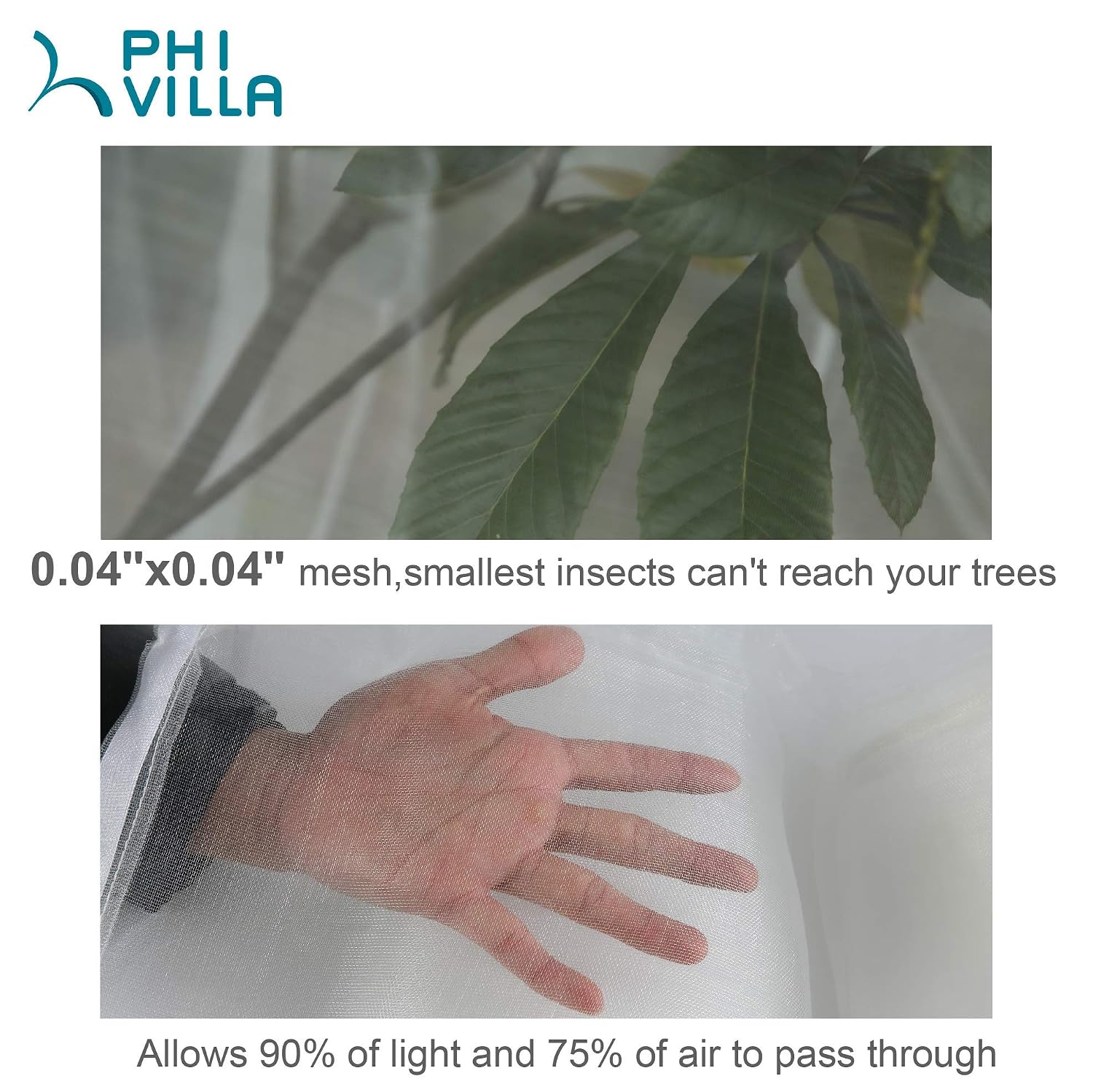 PHI VILLA Malla de malla para plantas y árboles: Amazon.es: Jardín