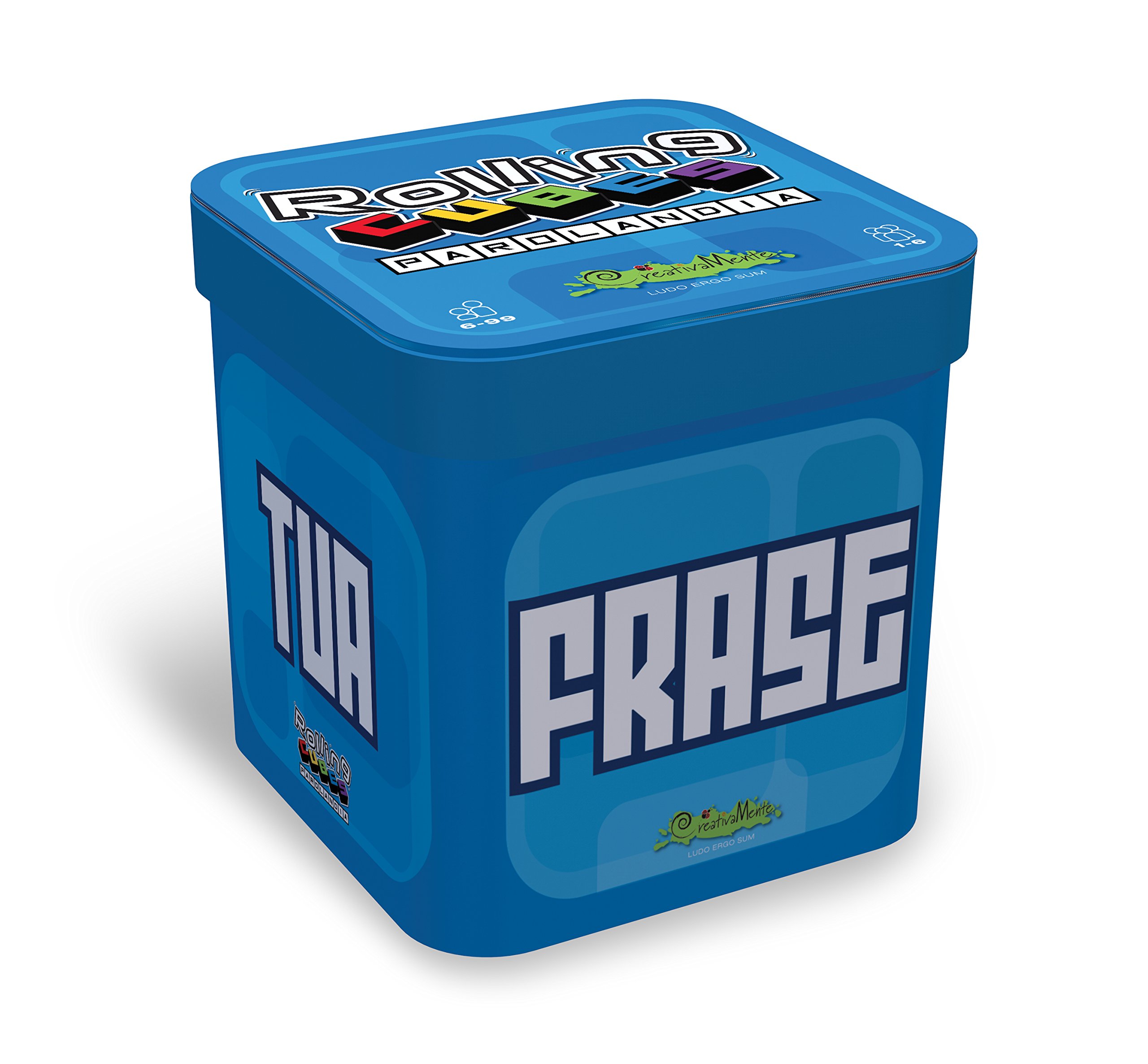 CreativaMente Rolling Cubes - Parolandia, Game in Box, Multicolor, 551