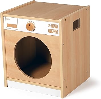 wooden toy washing machine