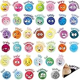 Saysurey 40 Pcs Feelings Refrigerator Magnets Funny Face Emotional Feelings Mood Magnets Cute Social Fridge Decoration for Locker Whiteboard(Colorful)