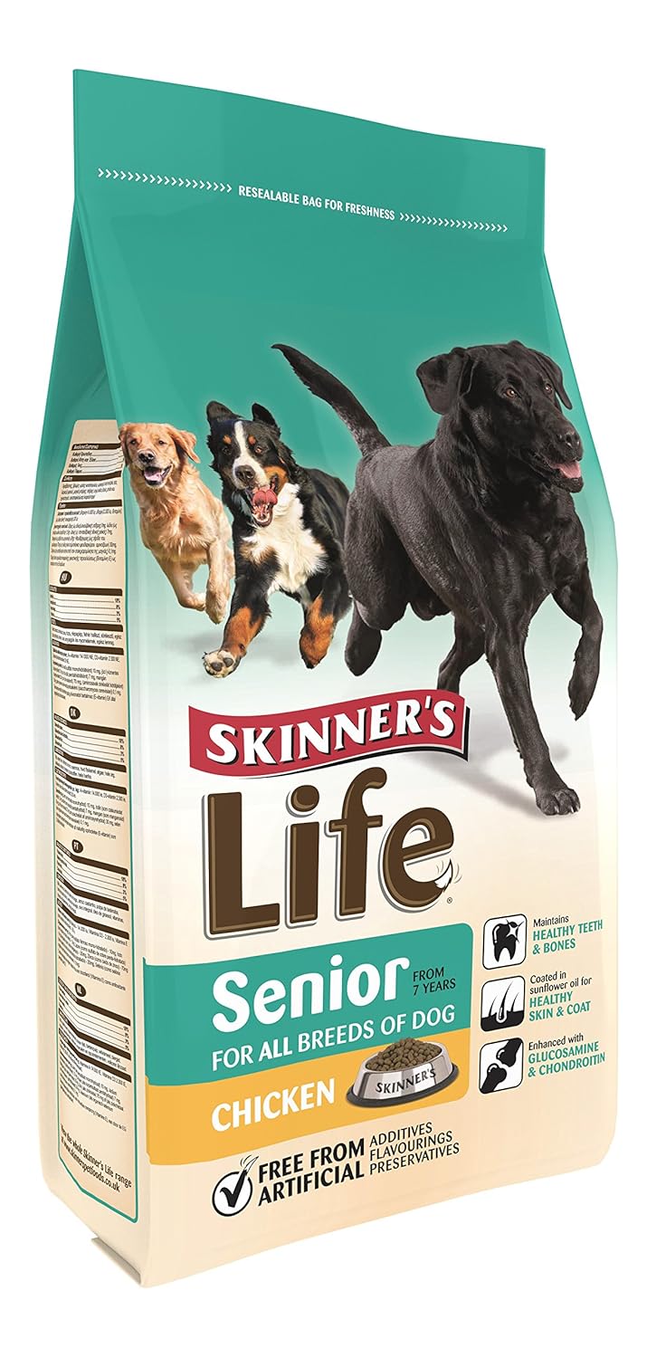 Skinners Life Complete Dry Senior Dog Food Chicken, 12.5 kg Amazon.co