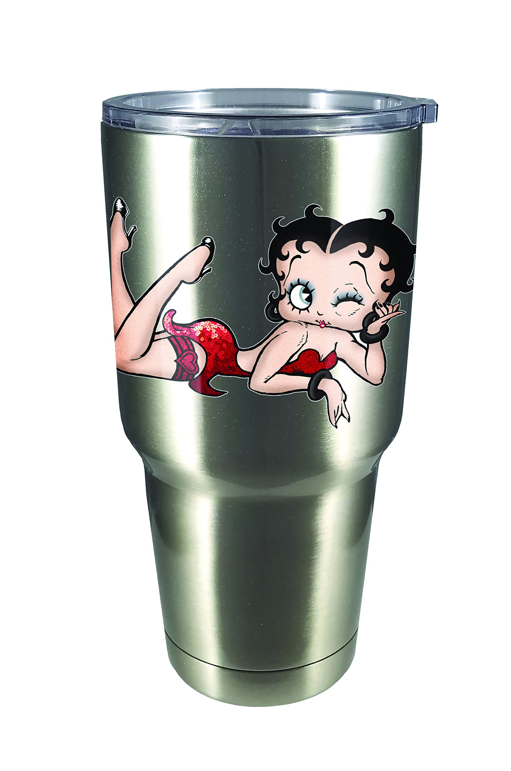 big stainless steel mug