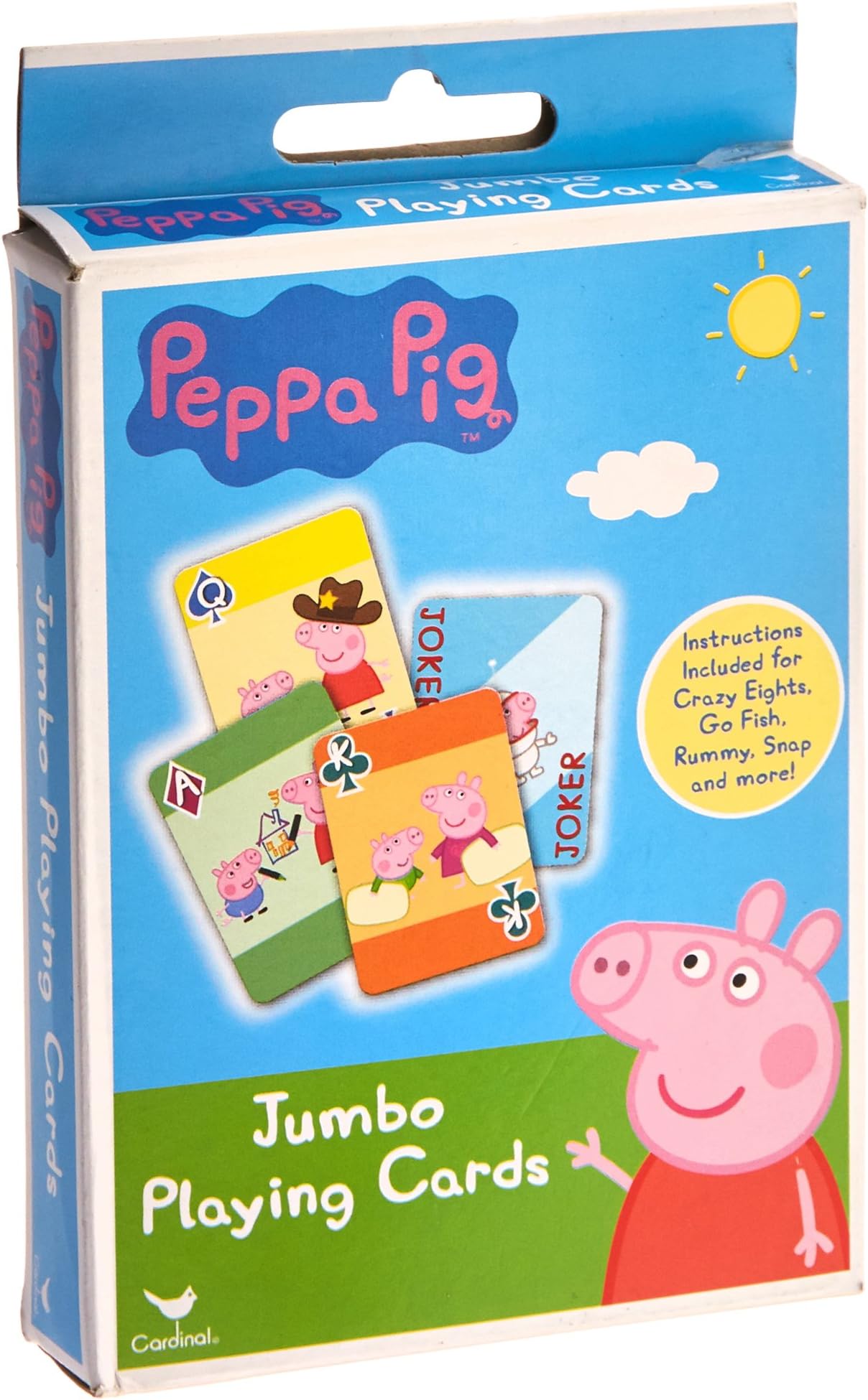 Party Favors Peppa Pig 1pk Jumbo Card Game