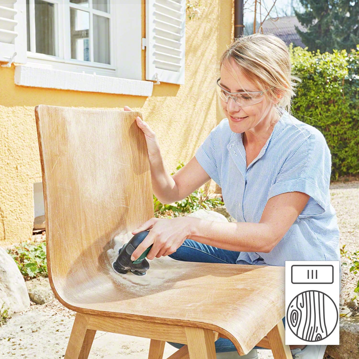 EasyCurvSander 12 (ohne Akku, 12 Volt System, Schleifteller-∅: 38mm, im Karton), Green, EasyCurvSander I without battery - Image 4