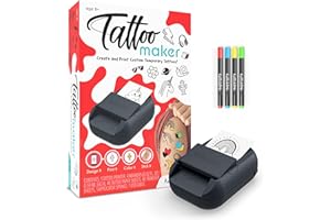 CEACO Hello Blink Tattoo Maker Create and Print Custom Temporary Body Art for Kids Ages 8+ – DIY Activity for Parties, Gifts & Creative Fun