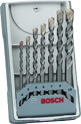 Bosch CYL-3 7pc Concrete Drill Bit Set Ø 4-10mm Impact Drill Masonry Bits