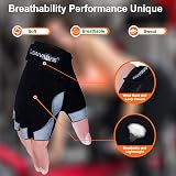 SAWANS Gym Gloves Training Weight Lifting Gloves Wrist Support Padding S view 2