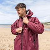Osprey Changing Robe for Kids and Adults Maroon Waterproof Hooded view 2