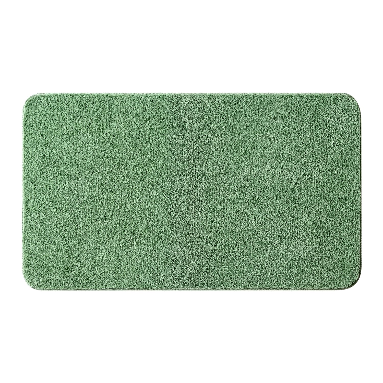 MIULEE Bath Mats Non Slip Bathroom Mats Shower Mat Absorbent Bathroom Rug Large Rug Door Mat Inside Kitchen Rugs Carpet Mat for Bathroom Bedroom Kitchen Entrance 70x120 cm Deep Green
