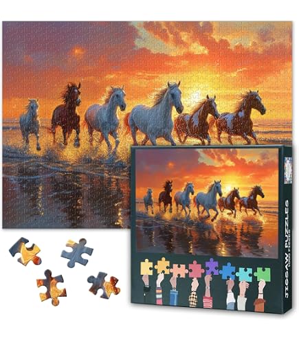 Ulmer Puzzleschmiede - Puzzle Chevaux de Camargue