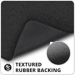 Bosap Toilet Rugs U Shaped Bathroom Rug,Machine