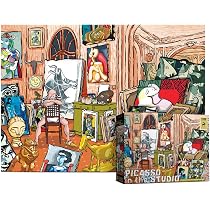 Mediterranean Landscape By Pablo Picasso 1000 Piece Jigsaw Puzzle - Cubist Art Puzzle, 19.25 X 26.6 Inches