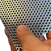 FengYoo Perforated Metal Sheets-304 Stainless Steel Perforated Plate -Perforated Stainless Steel Sheet-20GA 0.12" Hole (About