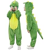 TONWHAR Kids' And Toddlers' Infant Tiger Dinosaur Animal Fancy Dress Costume Outfit Hooded Romper Jumpsuit