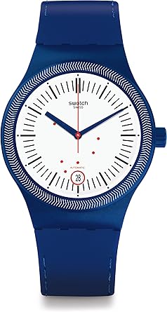 Swatch Reloj Digital para Hombre de Automático con Correa en Silicona SUTN401