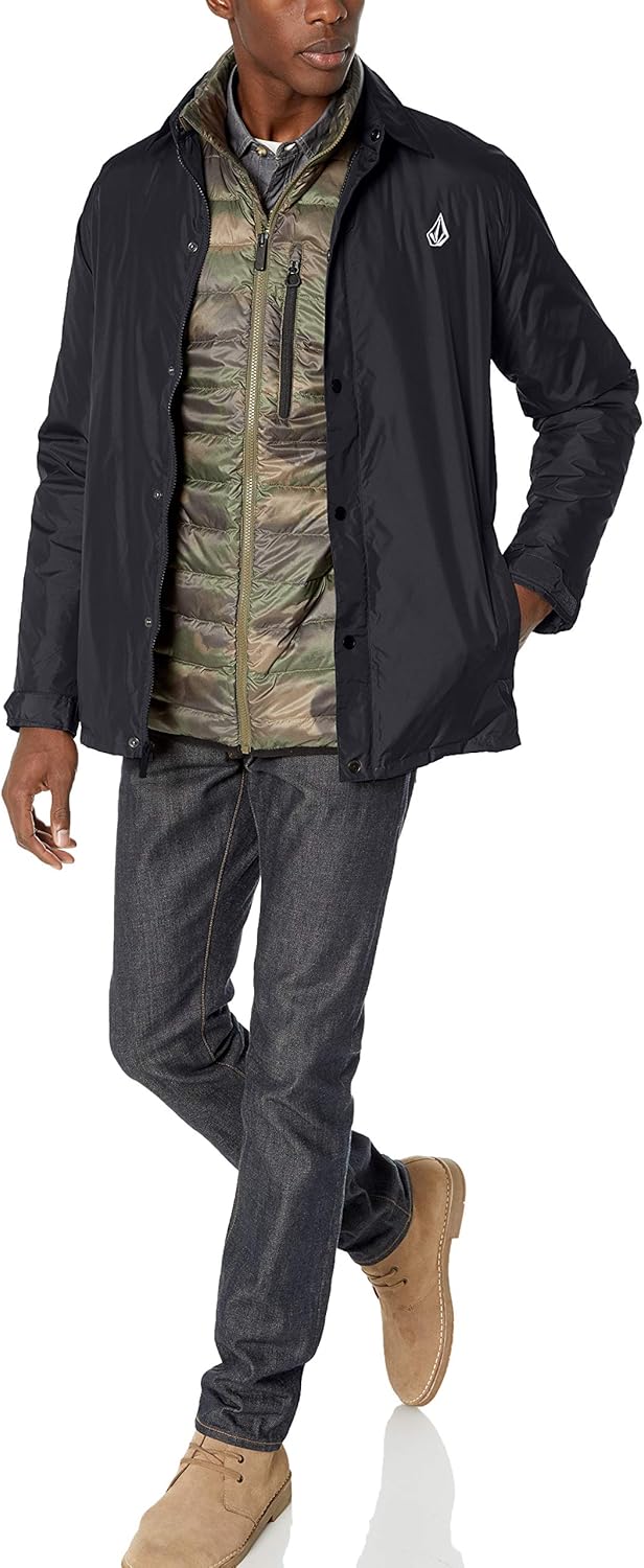 Volcom Men's Skindawg Nylon Snow Jacket: Clothing