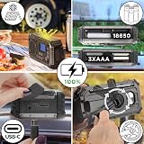 Duronic SDAB1 Portable DAB+ Radio Bluetooth Solar Hand Crank Emergency 4-Way view 4