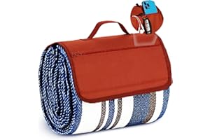 Boobhone Picnic Blanket, Extra Large Waterproof Mat, 3-Layer Travel Beach Blankets, Great Gifts for Adults Camping, Couples Gifts for Women Who Have Everything, Top Wedding Registry