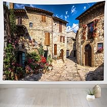 Amazon.com: Loccor Italy Tuscany Tapestry Italian Street
