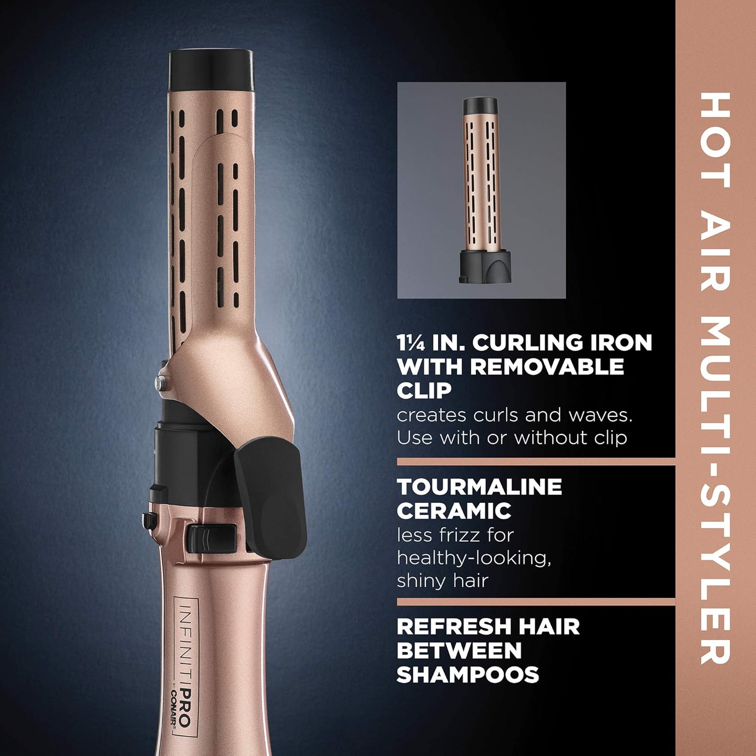 infiniti pro conair hot air brush multi styler