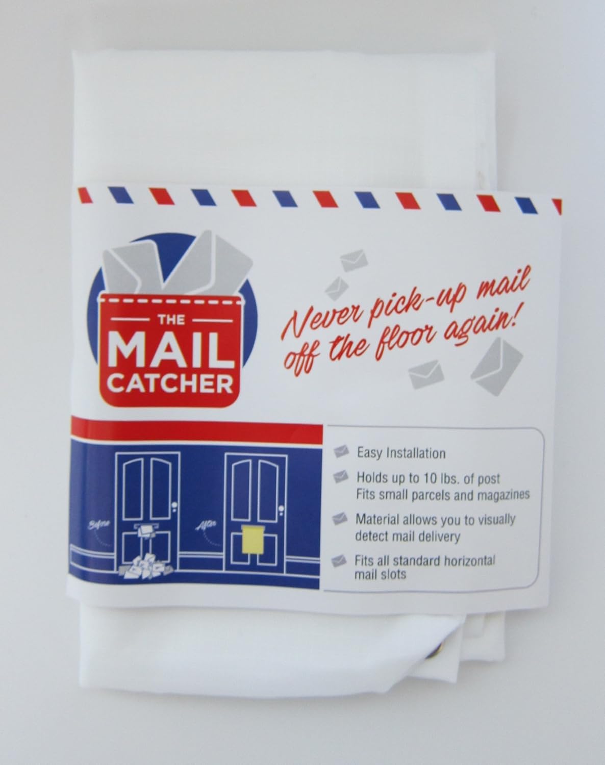 Garage Door Slot Letter Catcher Post Box Basket The Original Mail