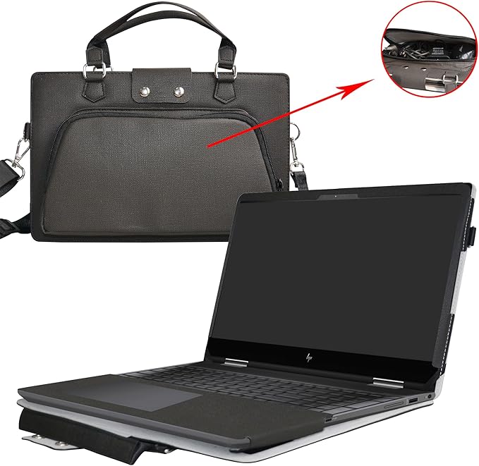 Envy x360 15 Case,2 in 1 Accurately Designed Protective PU