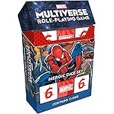 Marvel Multiverse Role-Playing Game Heroic DICE Set Acrylic Dice for Immersive Experience, Official Game Accessory for The Marvel Multiverse RPG - Made by CMON